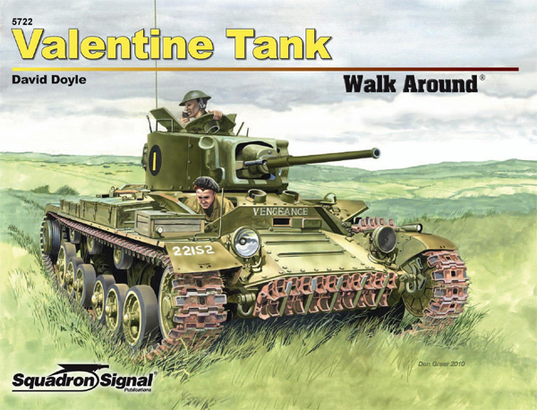 バレンタイン戦車 ウォークアラウンド 本 (スコードロンシグナル ウォークアラウンド シリーズ No.5722) 商品画像