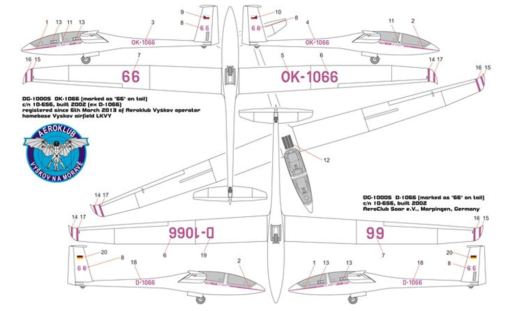 DG-1000S グライダー アクビー プラモデル (ブレンガン 1/48 プラスチックキット (Plastic Kits) No.BRP48006) 商品画像_2