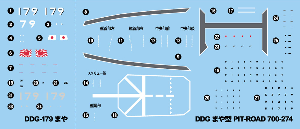 海上自衛隊 イージス護衛艦 DDG-179 まや プラモデル (ピットロード 1/700 スカイウェーブ J シリーズ No.J089) 商品画像_2