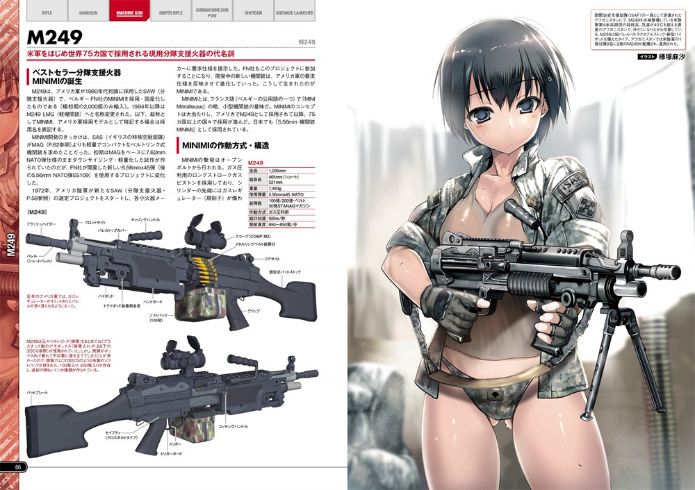 ガン & ガール イラストレイテッド 米軍現用銃火器編 最新版 本 (イカロス出版 MCあくしず MOOK No.61857-49) 商品画像_4