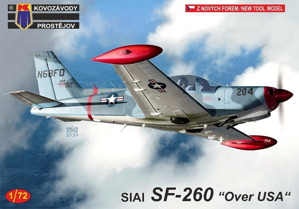 SIAI SF-260 アメリカ上空 プラモデル (KPモデル 1/72 エアクラフト プラモデル No.KPM0209) 商品画像