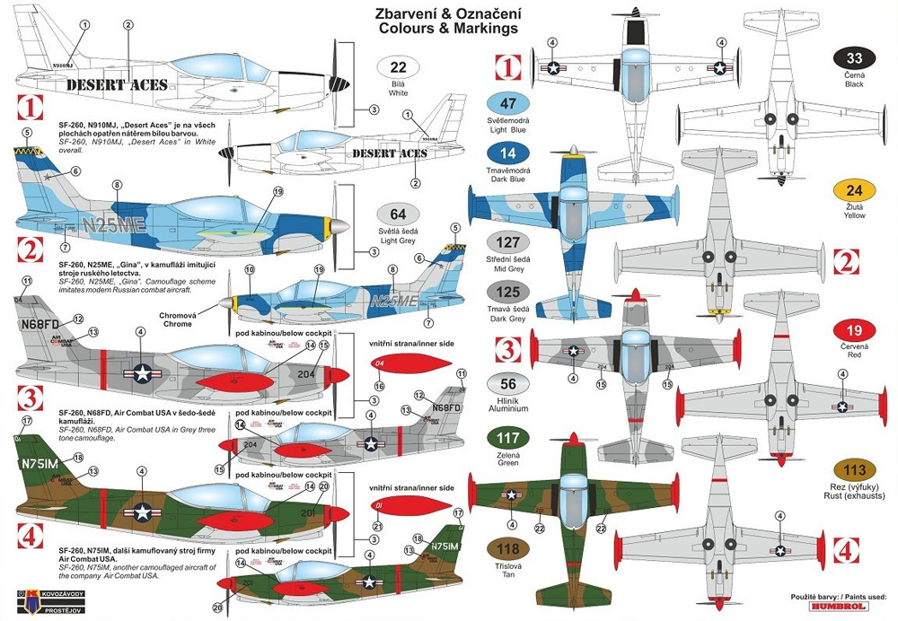 SIAI SF-260 アメリカ上空 プラモデル (KPモデル 1/72 エアクラフト プラモデル No.KPM0209) 商品画像_2