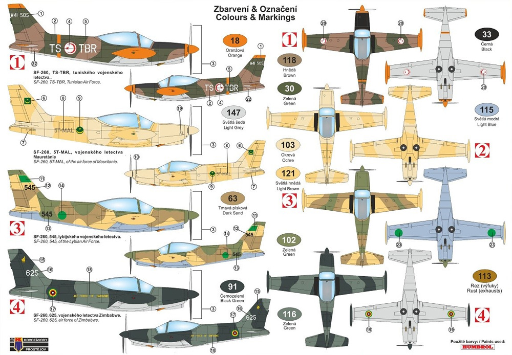 SIAI SF-260W アフリカ上空 プラモデル (KPモデル 1/72 エアクラフト プラモデル No.KPM0210) 商品画像_2