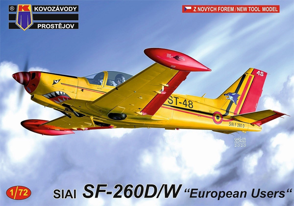 SIAI SF-260D/W ヨーロッパ プラモデル (KPモデル 1/72 エアクラフト プラモデル No.KPM0212) 商品画像