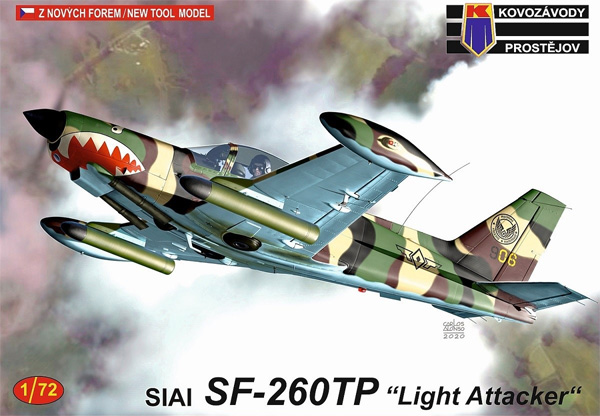 SIAI SF-260TP 軽攻撃機型 プラモデル (KPモデル 1/72 エアクラフト プラモデル No.KPM0214) 商品画像