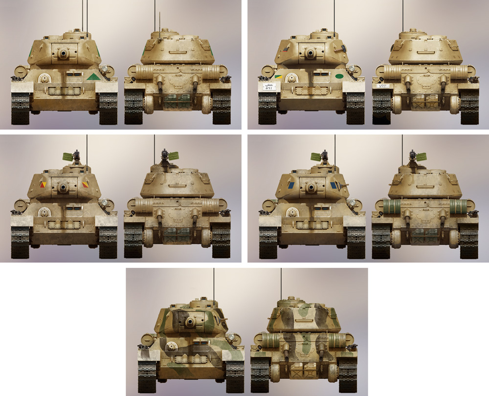 エジプト軍 T-34/85 w/戦車兵 プラモデル (ミニアート 1/35 ミリタリーミニチュア No.37098) 商品画像_2