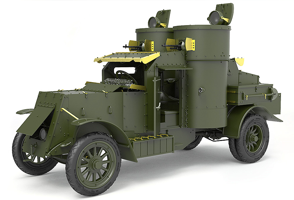 オースチン装甲車 1918年型 イギリス軍 西部戦線 インテリアキット プラモデル (ミニアート WW1 ミリタリーミニチュア No.39009) 商品画像_1