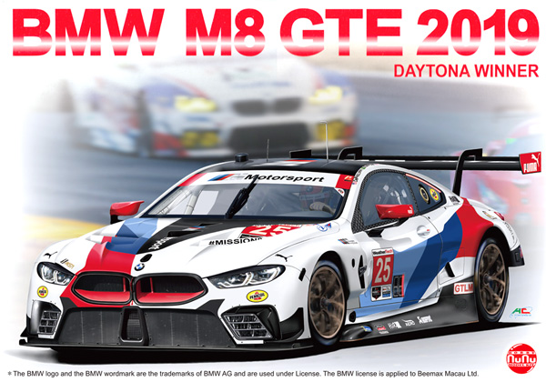 BMW M8 GTE 2019 デイトナ24時間レース ウィナー プラモデル (NuNu 1/24 レーシングシリーズ No.PN24010) 商品画像