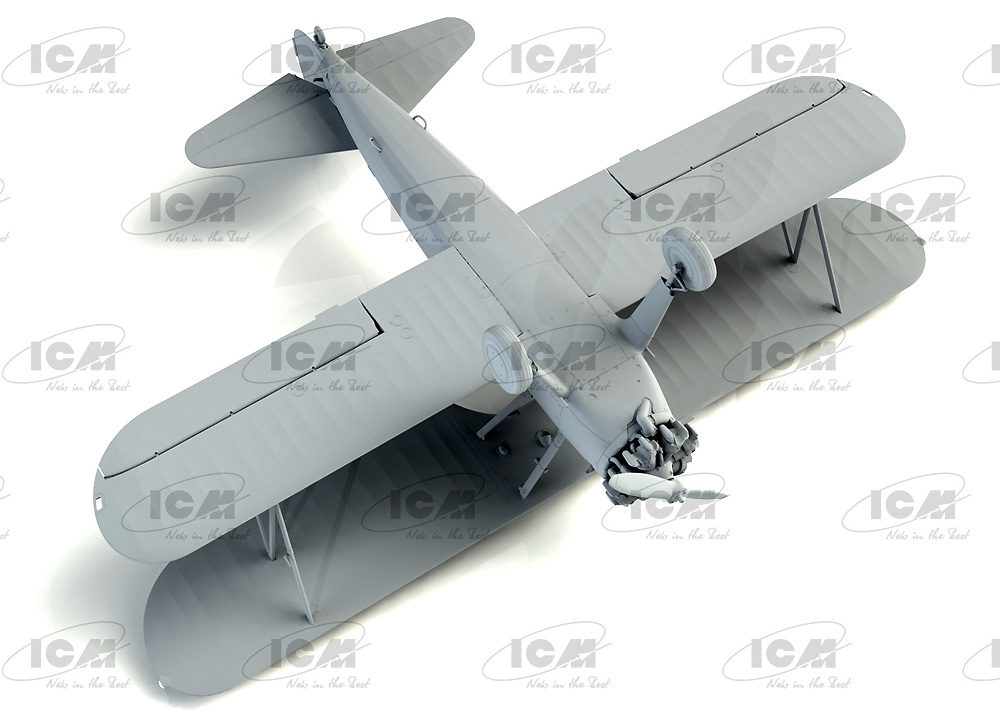 ステアマン PT-13/N2S-2/5 ケイデット プラモデル (ICM 1/32 エアクラフト No.32052) 商品画像_4