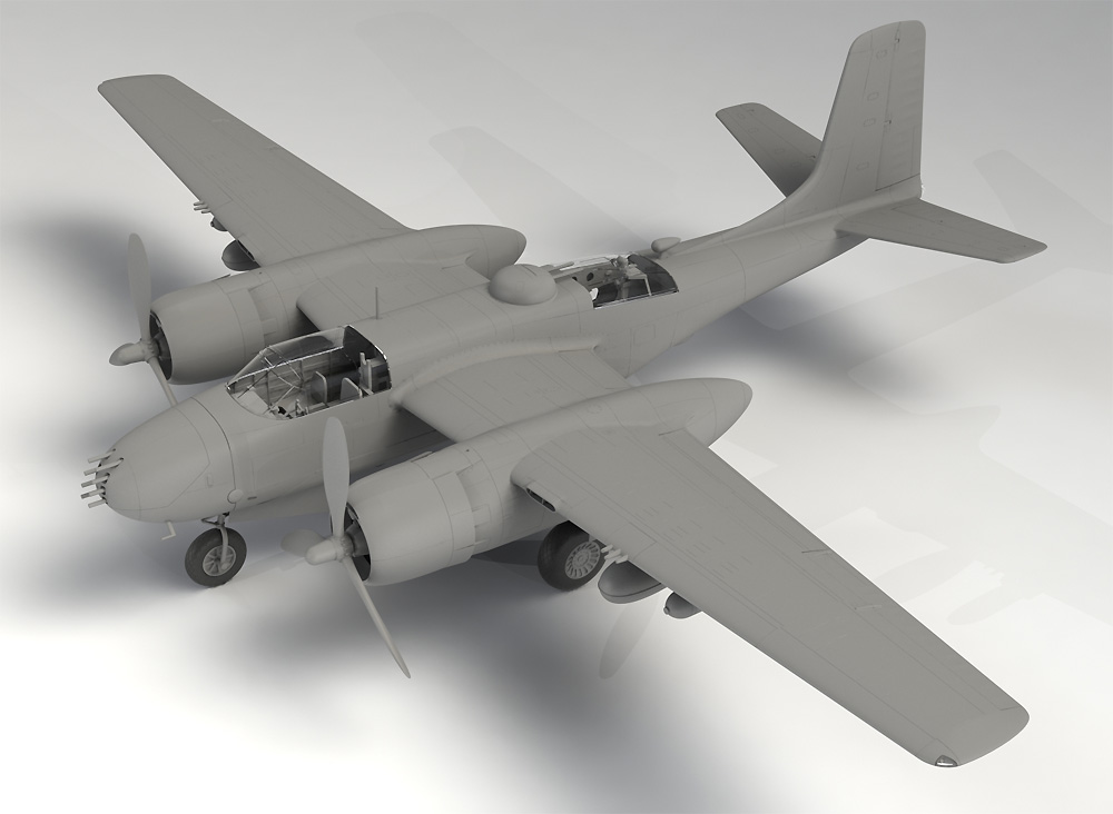 A-26B インベ－ダー 太平洋戦争 プラモデル (ICM 1/48 エアクラフト プラモデル No.48285) 商品画像_1