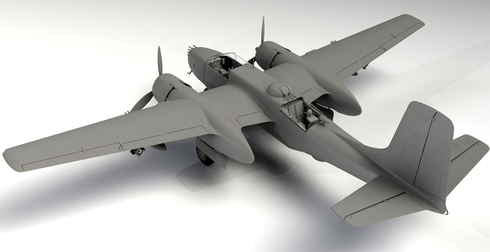 A-26B インベ－ダー 太平洋戦争 プラモデル (ICM 1/48 エアクラフト プラモデル No.48285) 商品画像_2