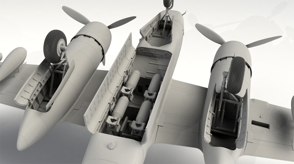 A-26B インベ－ダー 太平洋戦争 プラモデル (ICM 1/48 エアクラフト プラモデル No.48285) 商品画像_4