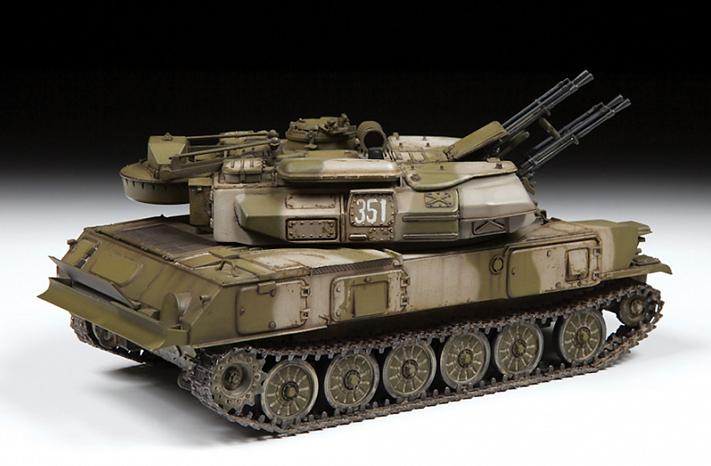 ZＳU-23-4M シルカ 自走高射機関砲 プラモデル (ズベズダ 1/35 ミリタリー No.3635) 商品画像_4