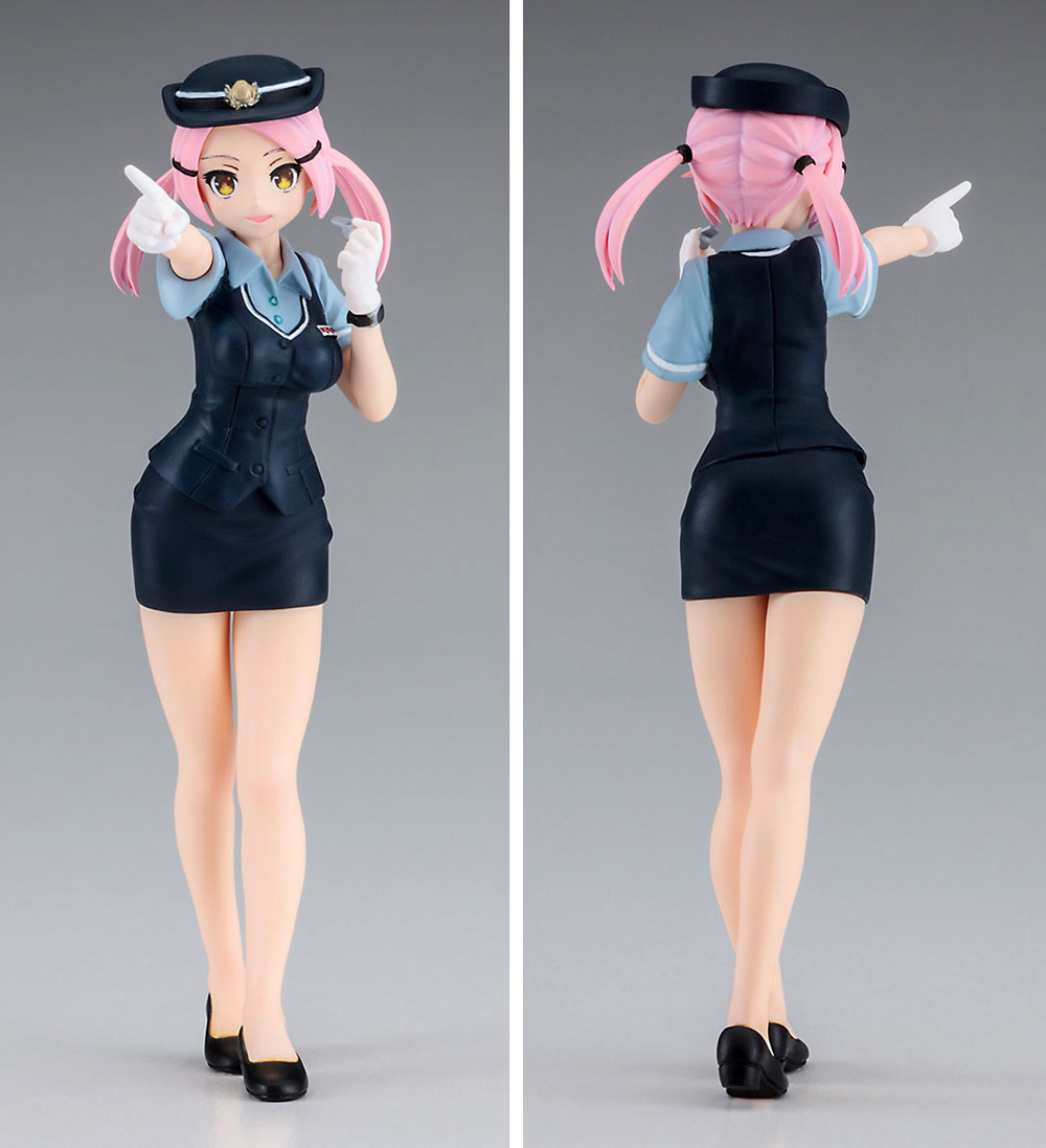朝霞りお (車掌) レジン (ハセガワ 12 たまごガールズコレクション No.013) 商品画像_1