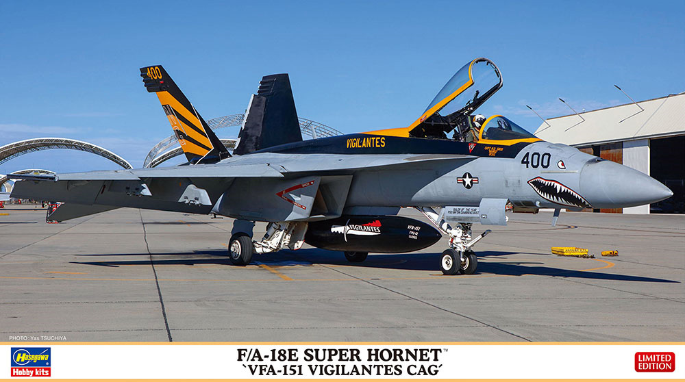 F/A-18E スーパーホーネット VFA-151 ビジランティーズ CAG プラモデル (ハセガワ 1/72 飛行機 限定生産 No.02365) 商品画像