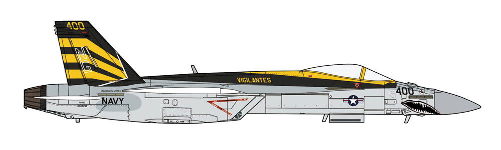 F/A-18E スーパーホーネット VFA-151 ビジランティーズ CAG プラモデル (ハセガワ 1/72 飛行機 限定生産 No.02365) 商品画像_2