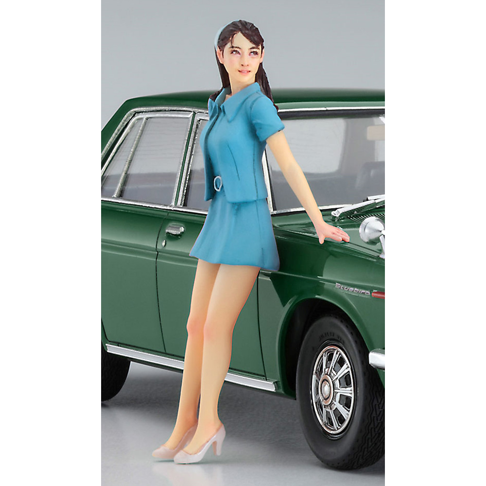 ダットサン ブルーバード 1600 SSS w/60's ガールズフィギュア プラモデル (ハセガワ 1/24 自動車 限定生産 No.SP477) 商品画像_4