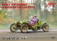 ICM 1/24 カーモデル T型フォード 1913 スピードスター w/ドライバー