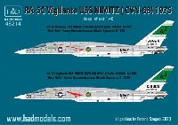 RA-5C ヴィジランティ RVAH-9 USS ニミッツ 1975年 デカール