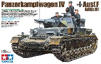 タミヤ 1/35 ミリタリーミニチュアシリーズ ドイツ 4号戦車 F型