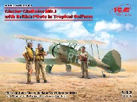 ICM 1/32 エアクラフト グロスター グラジエーター Mk.1 w/熱帯仕様パイロット