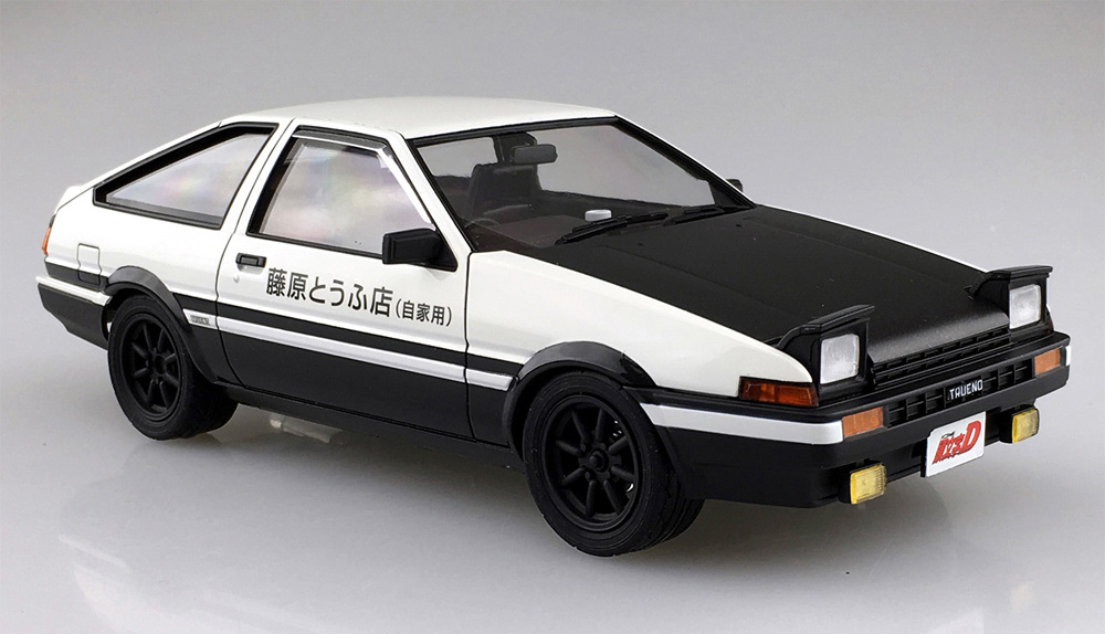 頭文字D 藤原拓海 AE86 トレノ プロジェクトD仕様 プラモデル (アオシマ 1/24 プリペイントモデル シリーズ No.I-001) 商品画像_2