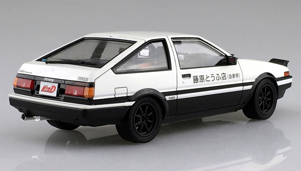 頭文字D 藤原拓海 AE86 トレノ プロジェクトD仕様 プラモデル (アオシマ 1/24 プリペイントモデル シリーズ No.I-001) 商品画像_3