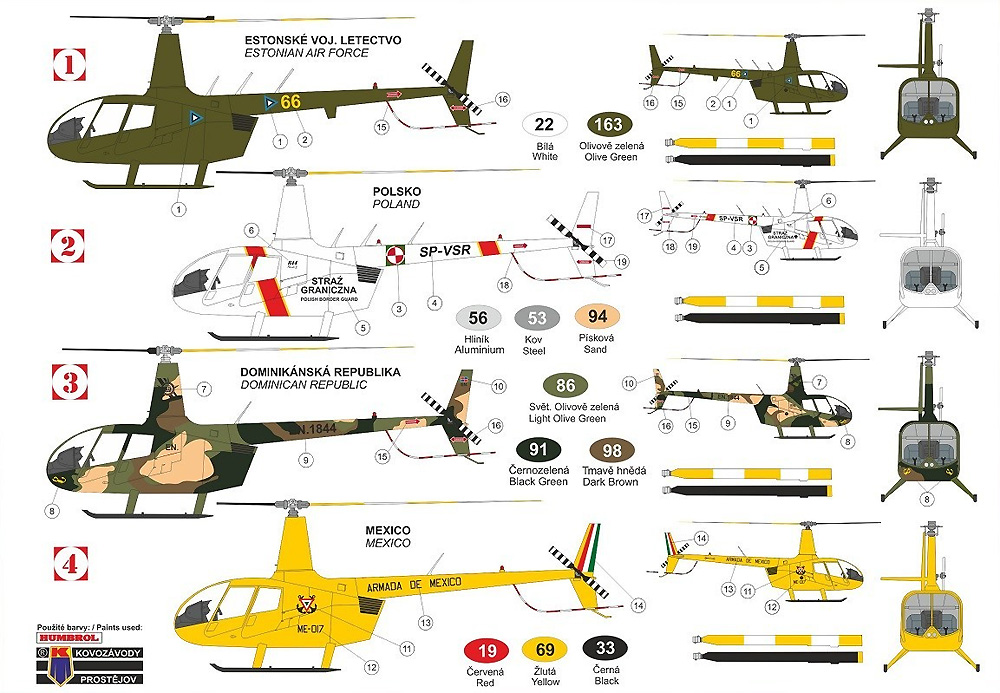 ロビンソン R44 レイブン 2 軍用機 プラモデル (KPモデル 1/72 エアクラフト プラモデル No.KPM0216) 商品画像_1