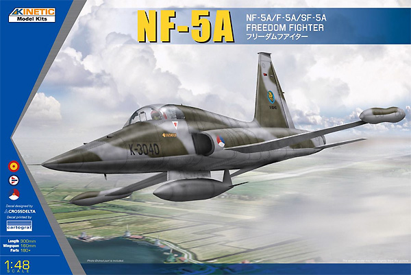 NF-5A/F-5A/SF-5A フリーダムファイター プラモデル (キネティック 1/48 エアクラフト プラモデル No.K48110) 商品画像