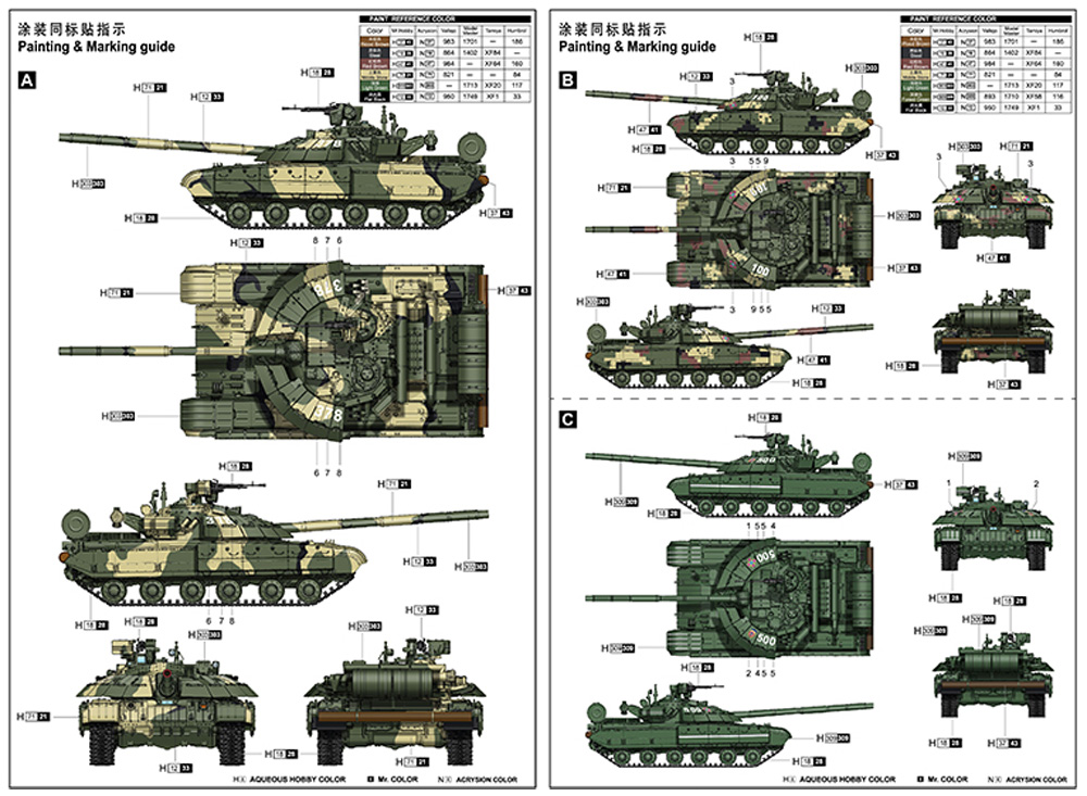 ウクライナ陸軍 T-64BM 主力戦車 プラモデル (トランペッター 1/35 AFVシリーズ No.09592) 商品画像_1