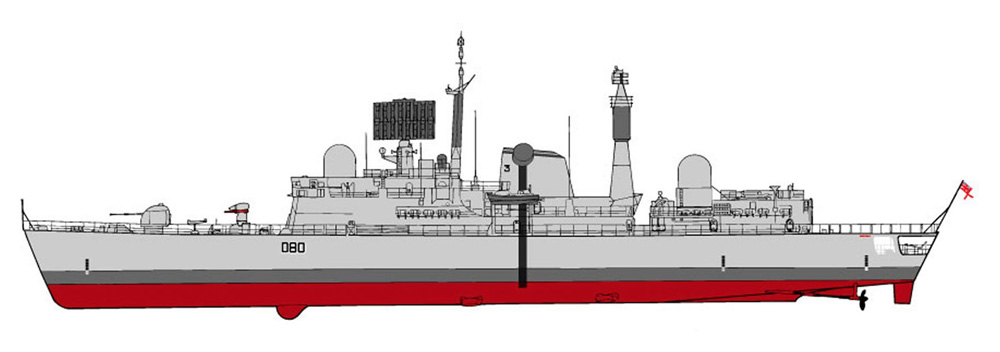イギリス海軍 H.M.S. 42型駆逐艦 バッチ1・2・3 (3in1) プラモデル (ドラゴン 1/700 Modern Sea Power Series No.7152) 商品画像_1