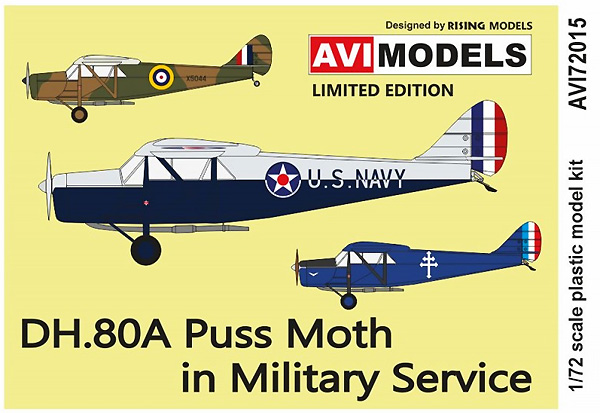 デ・ハビランド DH.80A プス・モス
 軍用機 プラモデル (AVIモデル 1/72 エアクラフト プラモデル No.AVI72015) 商品画像