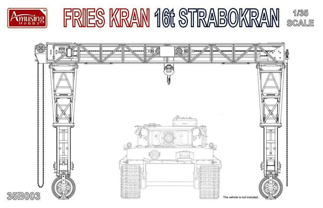 フリーズ社 16t ガントリークレーン 1943年生産型 プラモデル (アミュージングホビー 1/35 ミリタリー No.35B003) 商品画像