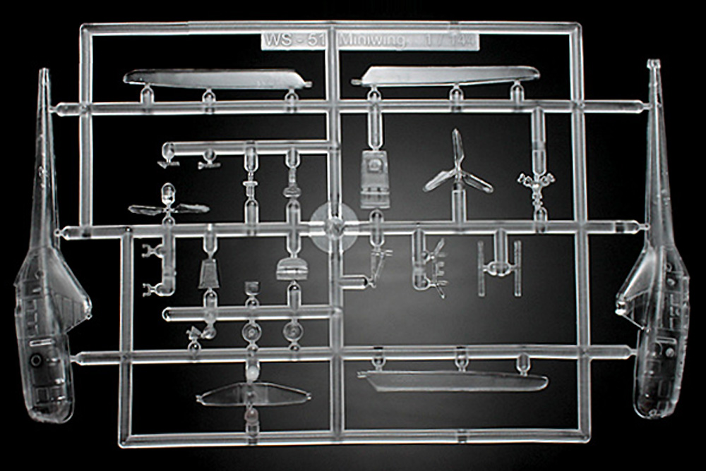 ウェストランド ドラゴンフライ HR.3/HR.5/WS-51 2in1 プラモデル (ミニウイング 1/144 インジェクションキット No.mini334) 商品画像_1