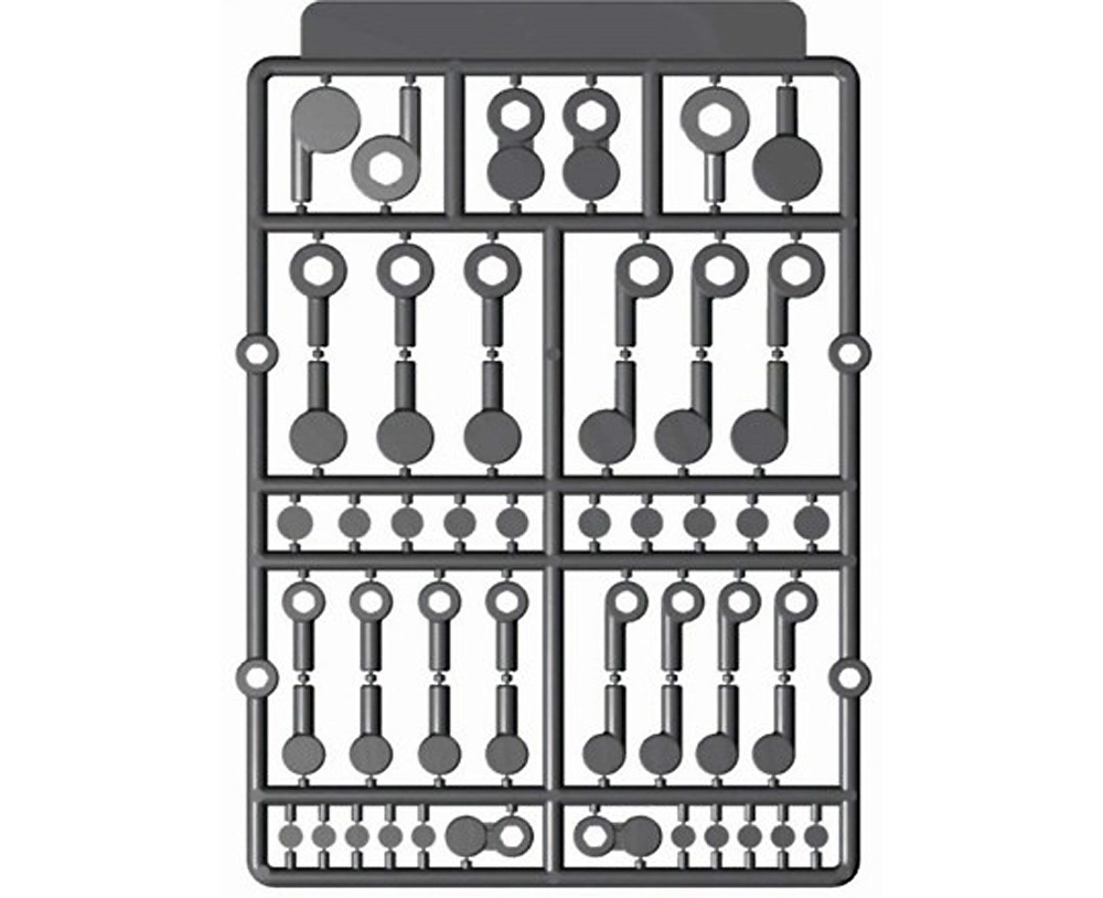 ディスクジョイント クリア ジョイント (ホビーベース 関節技 No.PPC-Tn100) 商品画像_1