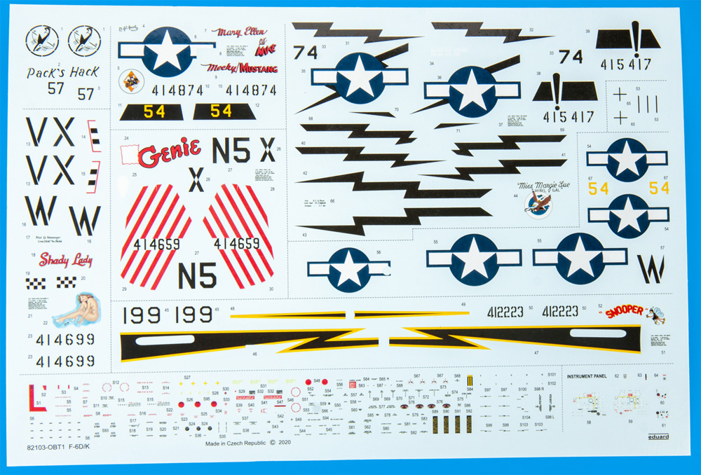 F-6D/RF-51 リミテッドエディション プラモデル (エデュアルド 1/48 プロフィパック No.BFC103) 商品画像_3