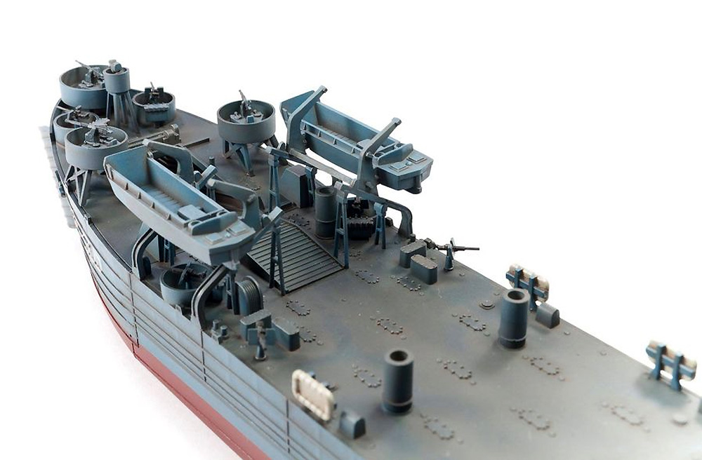 アメリカ海軍 LST-491級 戦車揚陸艦 (プラモデル) (AFV CLUB 1/350 艦船モデル No.SE73519) 商品画像_3