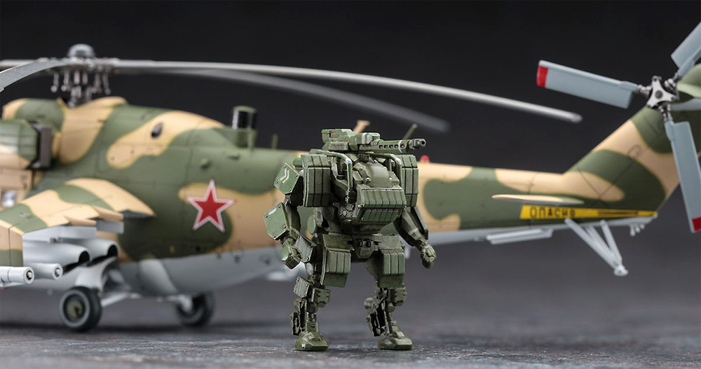 Mi-24 ハインド UAV & 人型軽戦車 ゴート UGV プラモデル (ハセガワ 1/72 飛行機 限定生産 No.02368) 商品画像_4