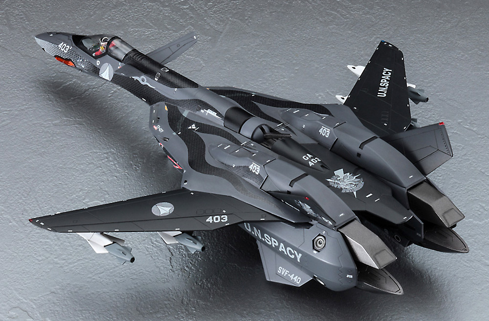 VF-19A SVF-440 デュラハンズ w/ファストパック & ハイマニューバ ミサイル プラモデル (ハセガワ 1/72 マクロスシリーズ No.65870) 商品画像_3