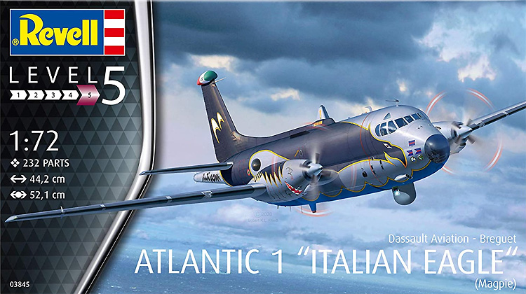 ダッソー ブレゲー アトランティック 1 イタリアン イーグル プラモデル (レベル 1/72 Aircraft No.03845) 商品画像