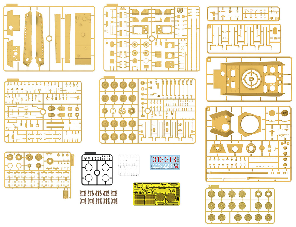 Sd.Kfz.171 パンター F型 w/連結組立可動式履帯 プラモデル (ライ フィールド モデル 1/35 Military Miniature Series No.5045) 商品画像_1