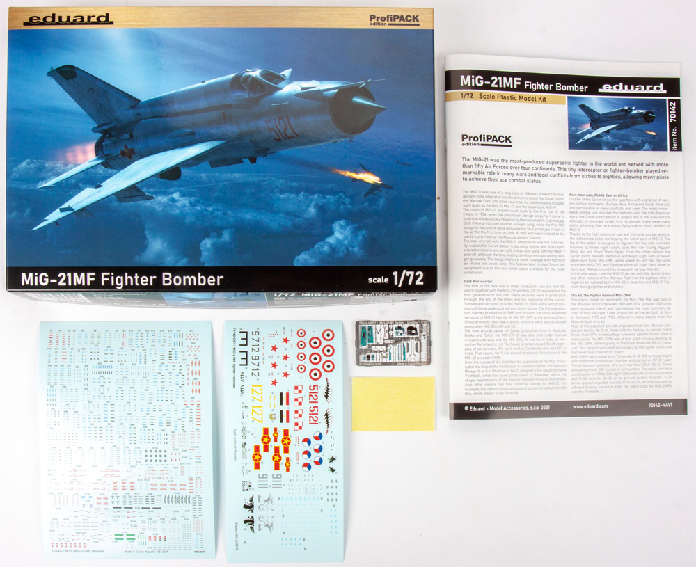 MiG-21MF 戦闘爆撃機 プラモデル (エデュアルド 1/72 プロフィパック No.70142) 商品画像_1