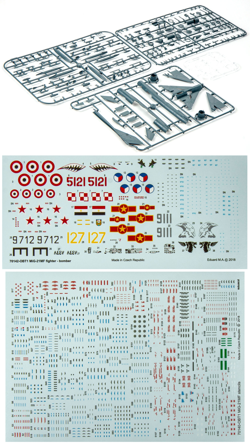 MiG-21MF 戦闘爆撃機 プラモデル (エデュアルド 1/72 プロフィパック No.70142) 商品画像_2