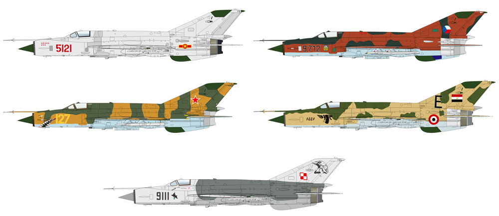 MiG-21MF 戦闘爆撃機 プラモデル (エデュアルド 1/72 プロフィパック No.70142) 商品画像_3