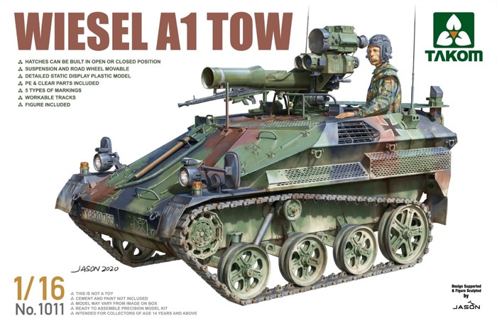ヴィーゼル A1 TOW プラモデル (タコム 1/16 AFV No.1011) 商品画像