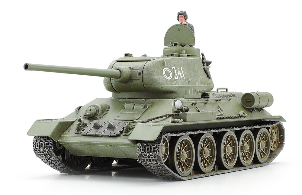 ソビエト中戦車 T-34-85 プラモデル (タミヤ 1/48 ミリタリーミニチュアシリーズ No.099) 商品画像_1