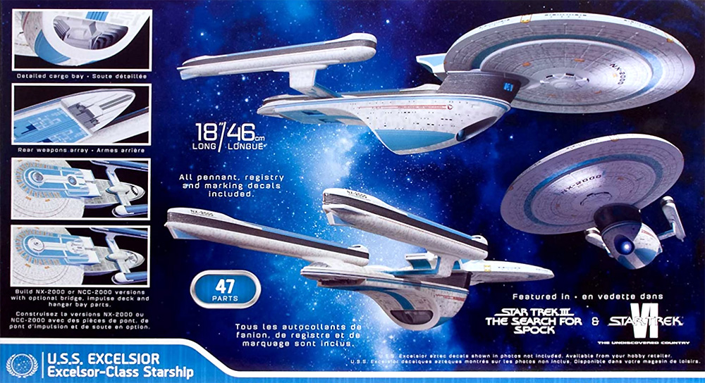 U.S.S. エクセルシオール NX-2000 プラモデル (amt スタートレック（STAR TREK）シリーズ No.AMT1257M/12) 商品画像_1