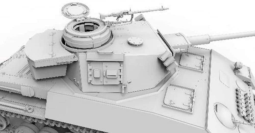 4号戦車H型 クルップ計画型 プラモデル (アミュージングホビー 1/35 ミリタリー No.35A037) 商品画像_4