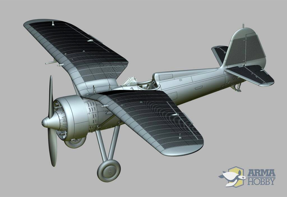 PZL P.11c エキスパートセット プラモデル (アルマホビー 1/48 エアクラフト プラモデル No.ADL40001) 商品画像_3