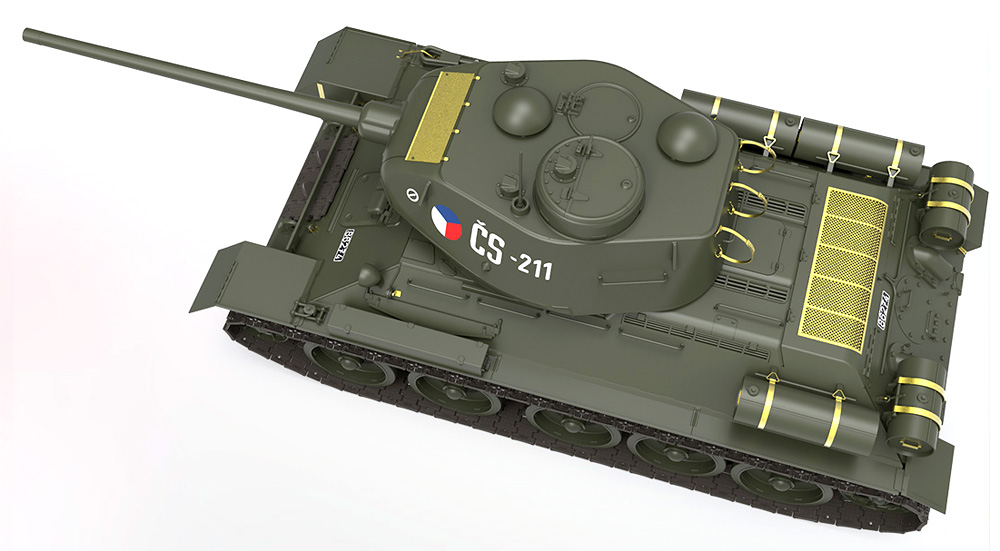 T-34/85 MOD.1945年 第112工場製 プラモデル (ミニアート 1/35 ミリタリーミニチュア No.37091) 商品画像_3